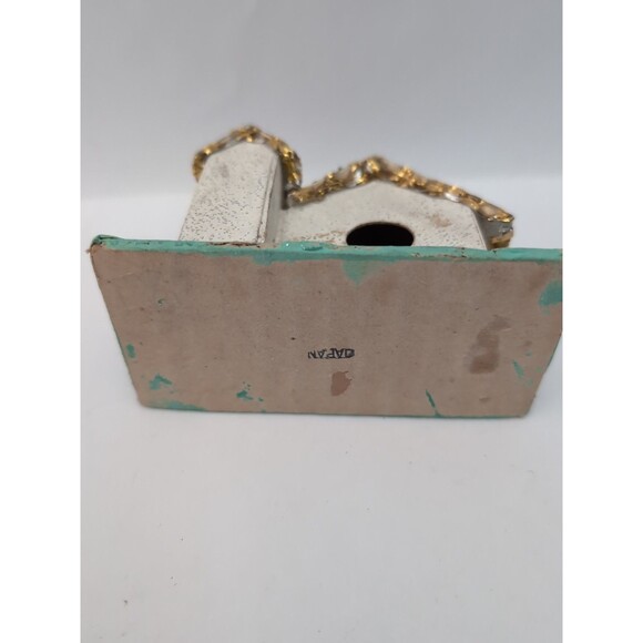 Vintage Putz Japan Christmas Village Houses Large Church Set of 4 - Picture 10 of 16